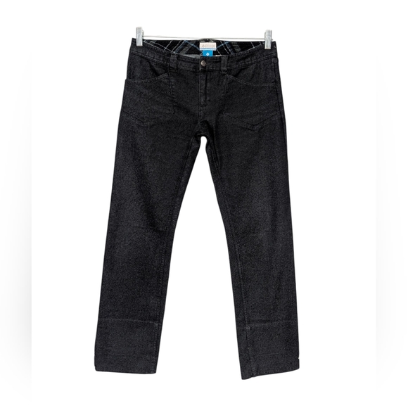 Columbia Women's Jeans Flannel Cuff & Waistband Straight Leg Size 8 - Picture 1 of 13